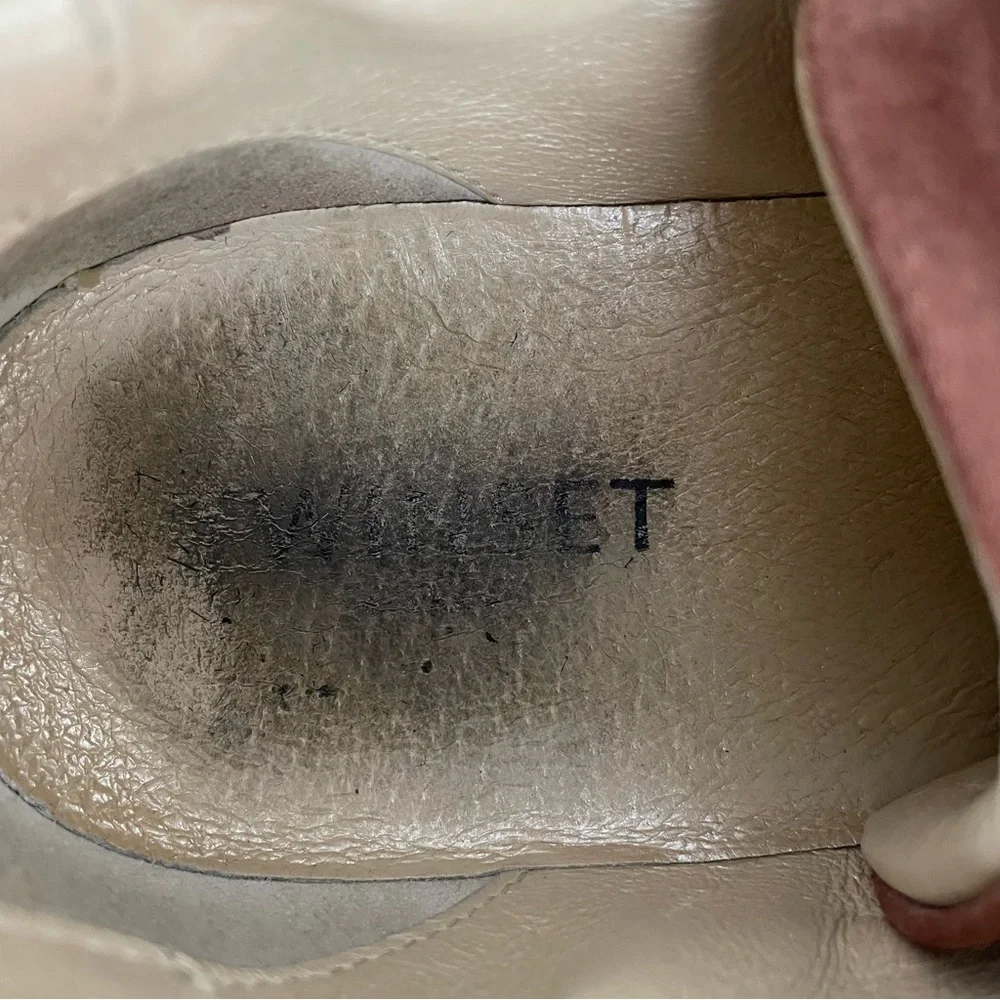 Twin-Set Milano (Italy) Leather Snake Platform Sneakers‎ Size 40 (US 9)